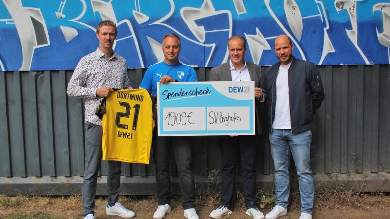 DEW21 unterstützt Jugendabteilung