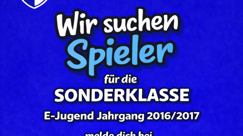 E-Jugend Sonderklasse kommende Saison / Spieler gesucht!