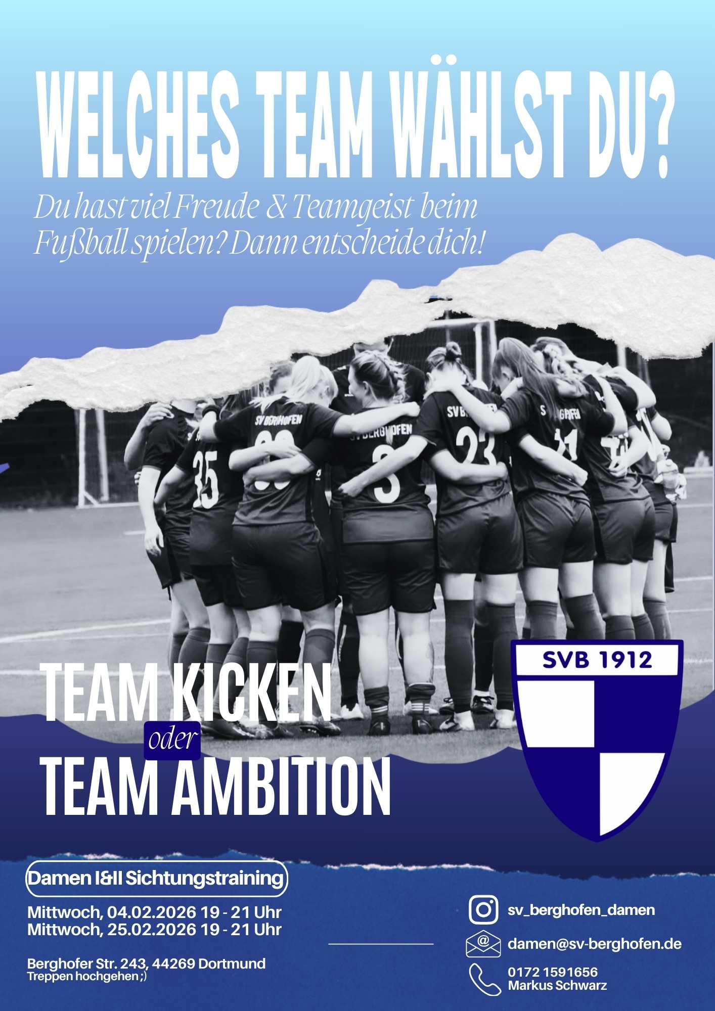 Read more about the article Probetraining Damen