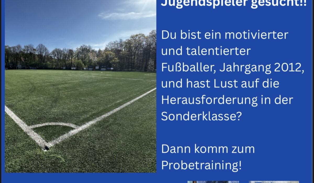Spieler gesucht!  Jahrgang 2012