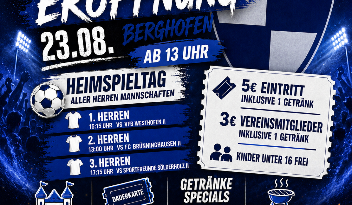 Saisoneröffnung 26/27