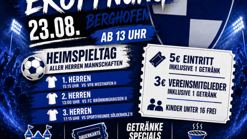 Saisoneröffnung 26/27