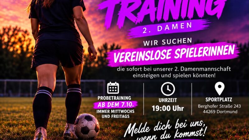 Spieler gesucht 2. Damen