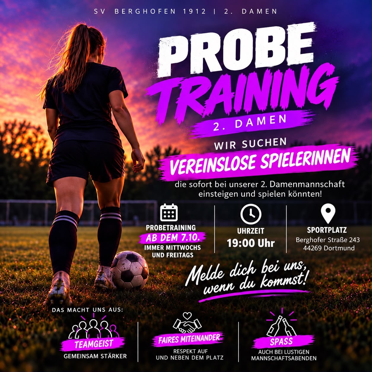 Mehr über den Artikel erfahren Spieler gesucht 2. Damen